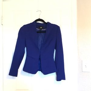 Blue H&M blazer size 2